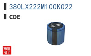 380LX222M100K022|CDE