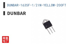 DUNBAR-1635F-1/2IN-YELLOW-200FT|Dunbar