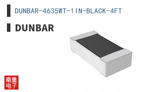 DUNBAR-4635WT-1IN-BLACK-4FT|Dunbar