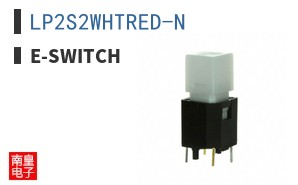 LP2S2WHTRED-N|E-Switch