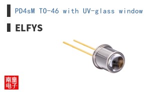 PD4sM TO-46 with UV-glass window|ElFys