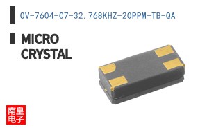 OV-7604-C7-32.768KHZ-20PPM-TB-QA|Micro Crystal