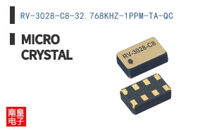 RV-3028-C8-32.768KHZ-1PPM-TA-QC|Micro Crystal